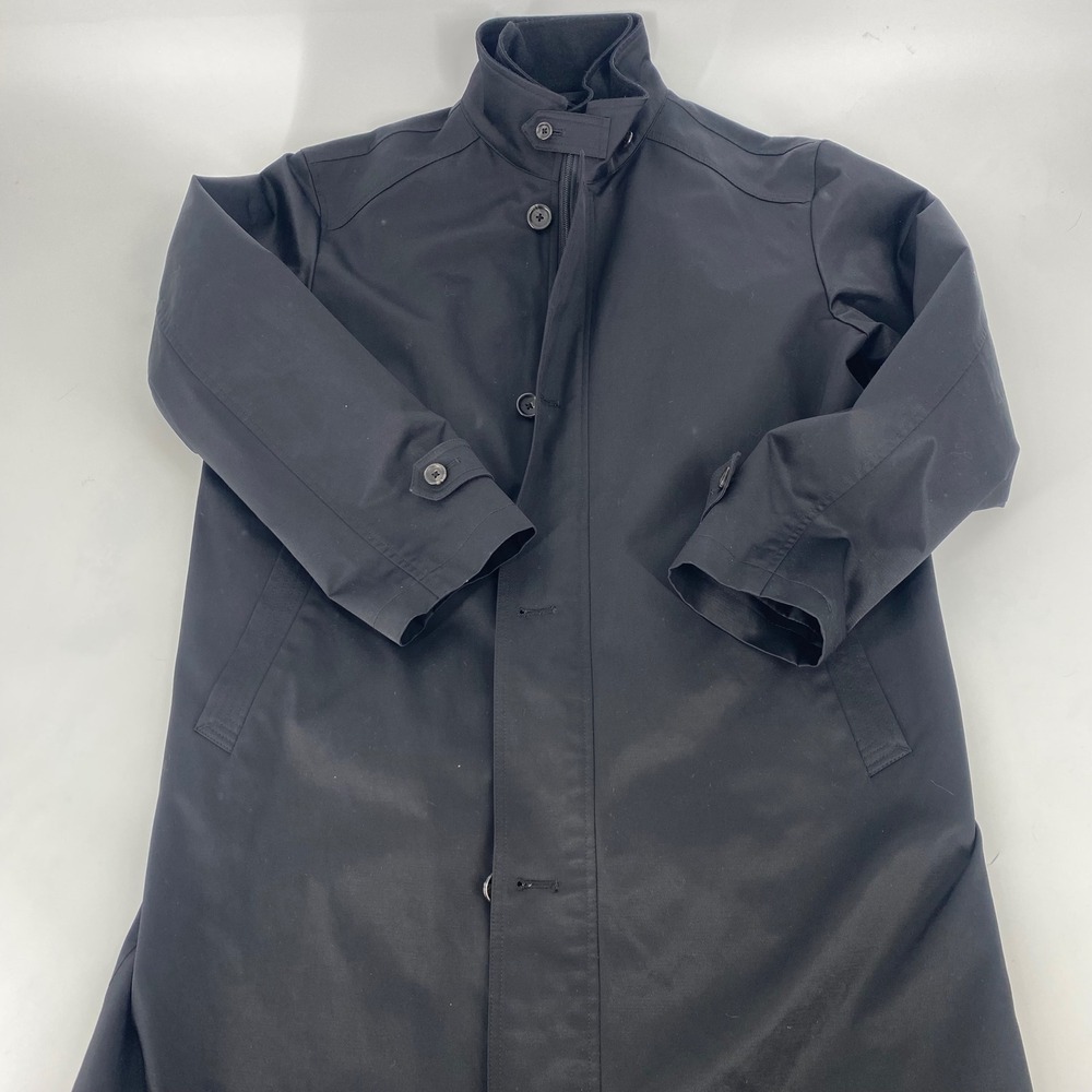 Lauren Ralph Lauren Womens Black Full Length Trench Coat‎ Size M